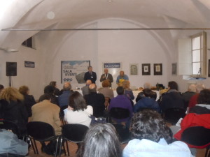 Umberto Curti al Salone di Finalborgo