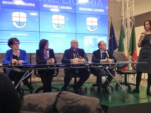 da dx Sonia Carolì, Andrea Zanini, Giovanni Berrino, Paola Noli, Luisa Puppo
