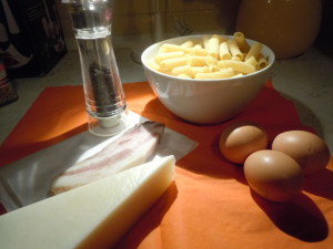 rigatoni alla carbonara
