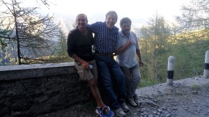 con paolo e roberto non lontani dal saccarello...