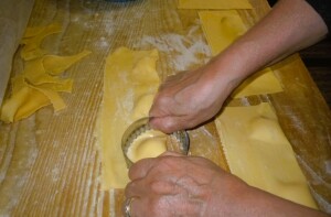 pasta fresca al ristorante "roma" di montoggio