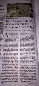 da "Il secolo xix" 8/10/26
